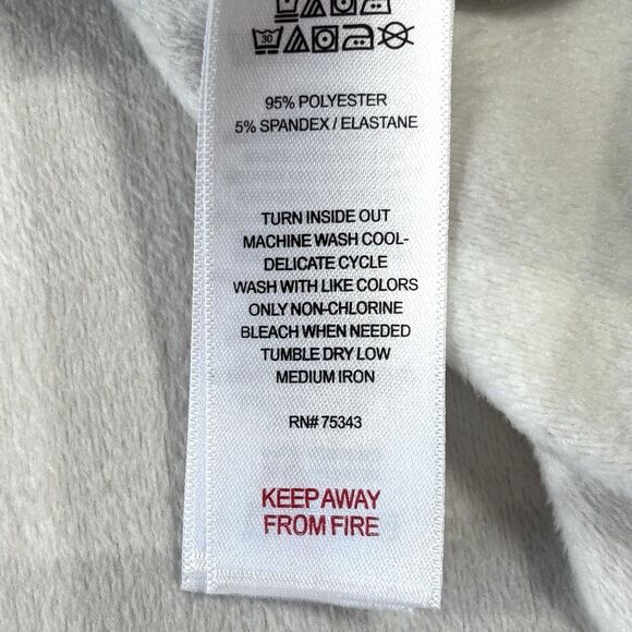 2 Pc Rachel Zoe Pajama Set Gray Plaid Velour Plush Jogger Style Pants - Picture 12 of 12